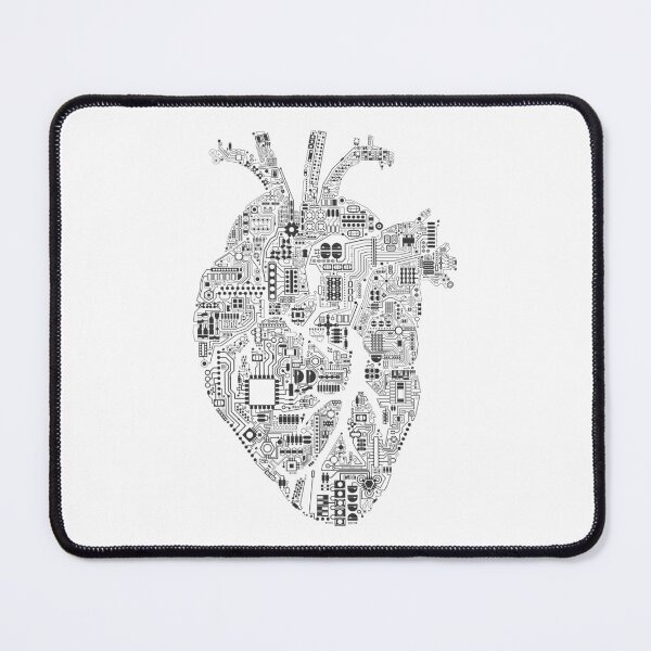 Item preview, Techno Heart: Dark Grey designed and sold by LyonDesignSweden.