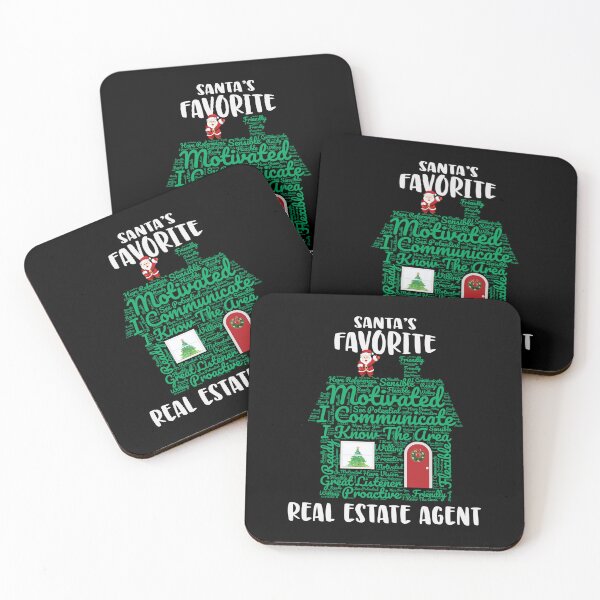 Item preview, Santa's Favorite Real Estate Agent designed and sold by Rosemarie Guieb Designs.