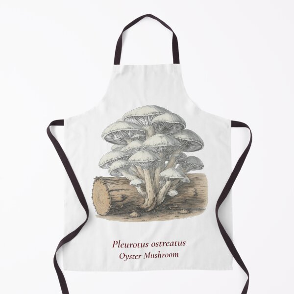 Item preview, Pleurotus Ostreatus Botanical T-Shirt | Oyster Mushroom Vintage Illustration | Mycology Forager Gift designed and sold by Panom Suavichien.