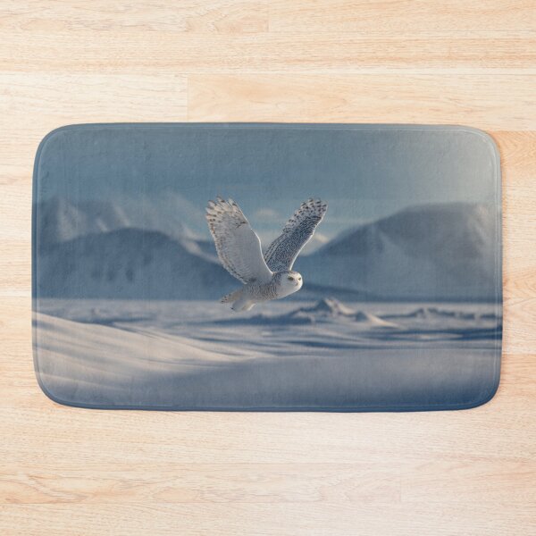 Item preview, A Snowy Owl flying low over an Arctic plain, Birds in Motion designed and sold by CDC40.