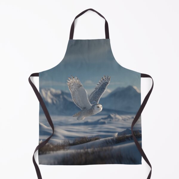 Item preview, A Snowy Owl flying low over an Arctic plain, Birds in Motion designed and sold by CDC40.
