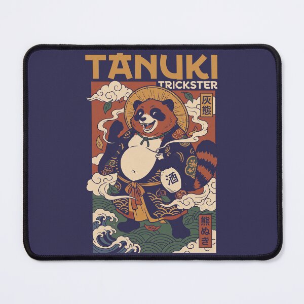 Item preview, Tanuki Trickster Japanese Folklore Kawaii Art designed and sold by Odd World.