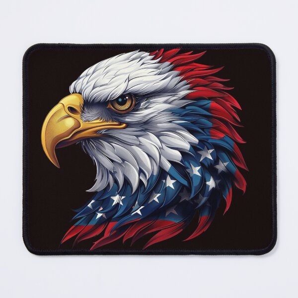 Item preview, Patriotic Eagle Head Illustration designed and sold by Carftastic.