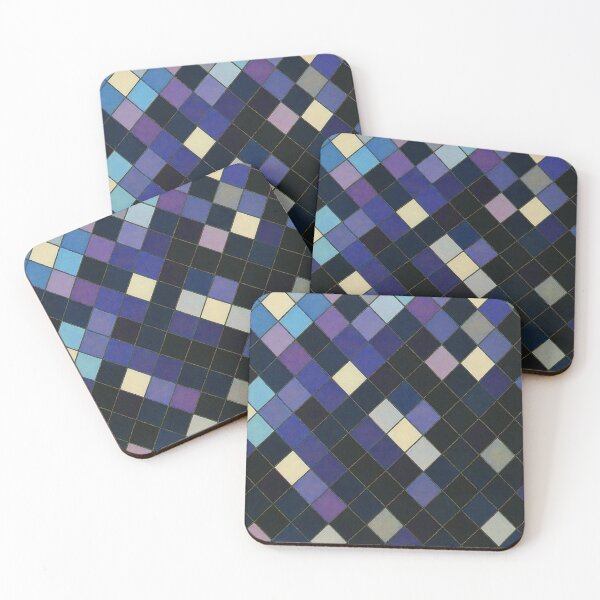 Item preview, Dark Argyle Tiles Pattern designed and sold by sks-ai-artist.
