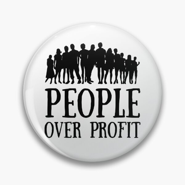 Item preview, People over Profit Design designed and sold by CarefulCreation.