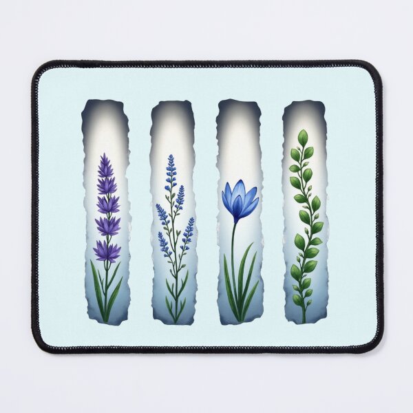 Item preview, The Radiant Meadow: Glowing Watercolor Botanicals designed and sold by PriyaMagic.
