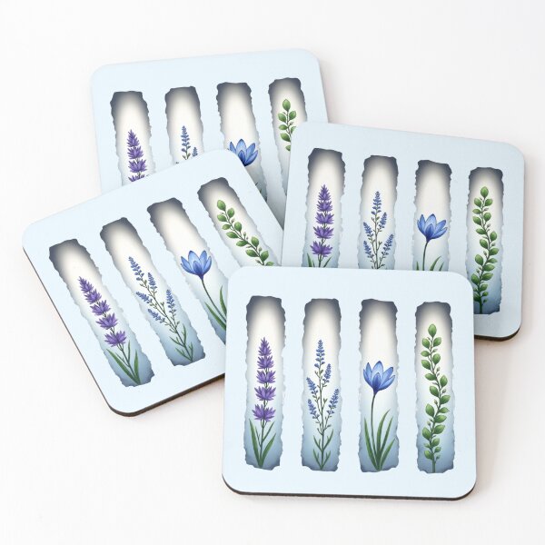 Item preview, The Radiant Meadow: Glowing Watercolor Botanicals designed and sold by PriyaMagic.