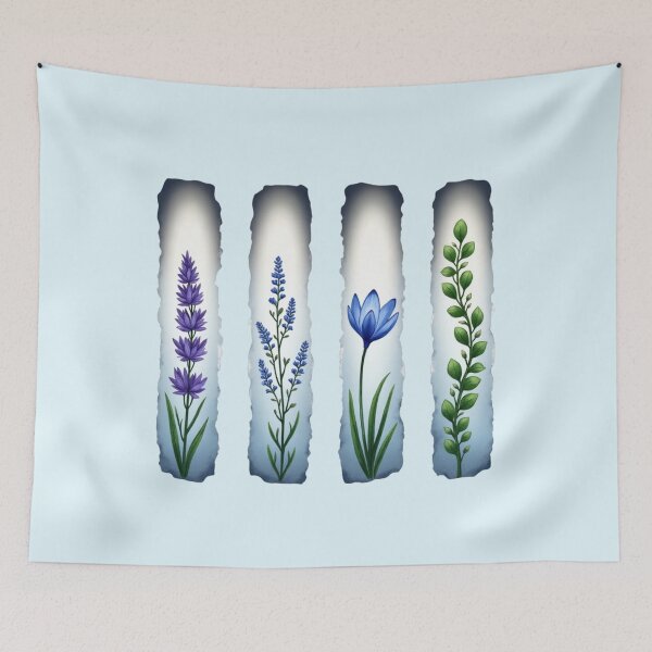 Item preview, The Radiant Meadow: Glowing Watercolor Botanicals designed and sold by PriyaMagic.
