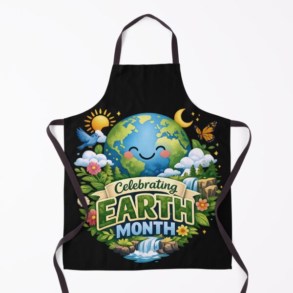 Item preview, Celebrating Earth Month - Cute Kawaii Planet Earth Nature Scene designed and sold by Lozarux.