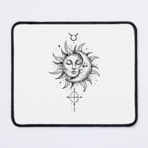 Item preview, Taurus Zodiac Sun & Moon – Minimalist Spiritual Design, Mystical Astrological Art designed and sold by orely14.