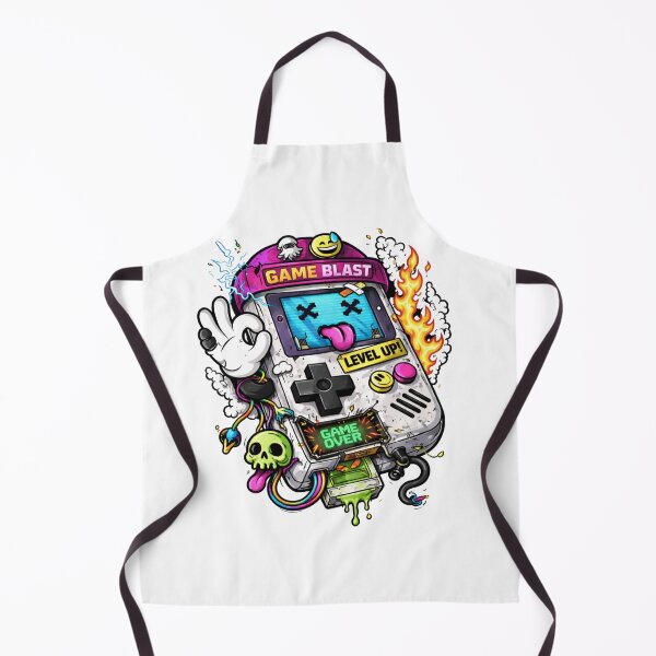 Item preview, Retro Gaming Chaos Sticker – Game Blast Glitch Console Street Art Design designed and sold by ZenvyraLab.