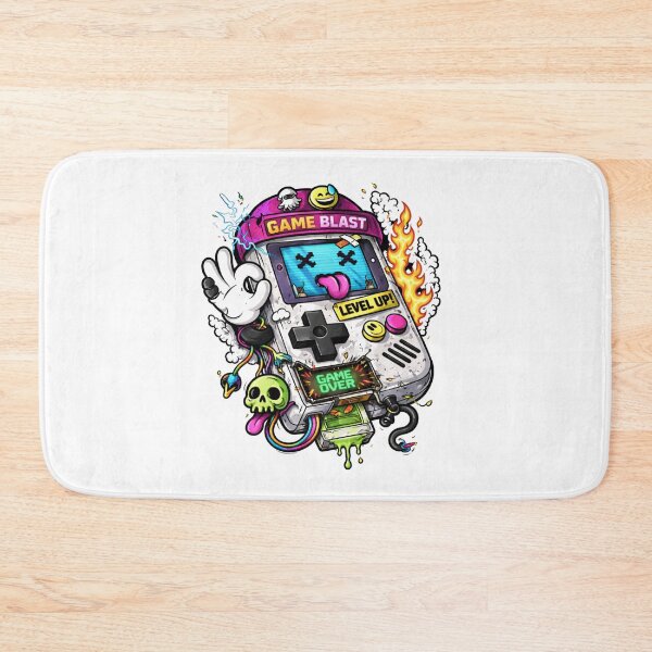 Item preview, Retro Gaming Chaos Sticker – Game Blast Glitch Console Street Art Design designed and sold by ZenvyraLab.