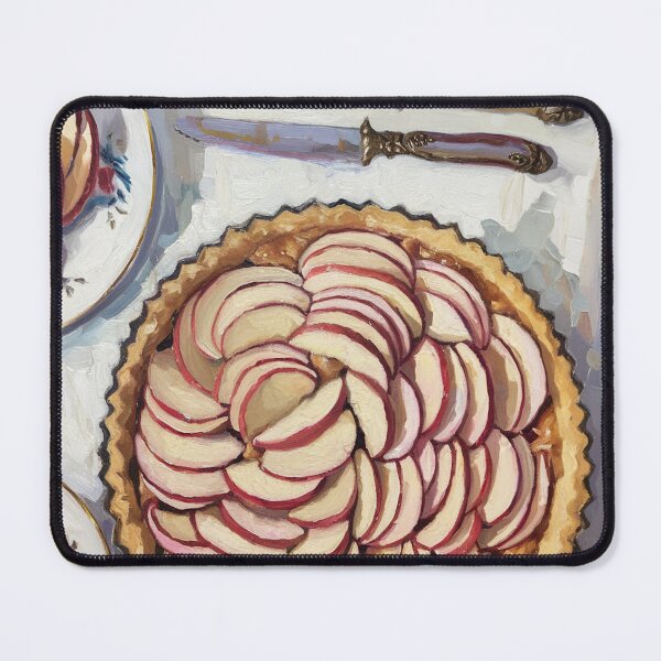 Item preview, Rustic Apple Tart Still Life Impressionist Art designed and sold by CARRAANN.