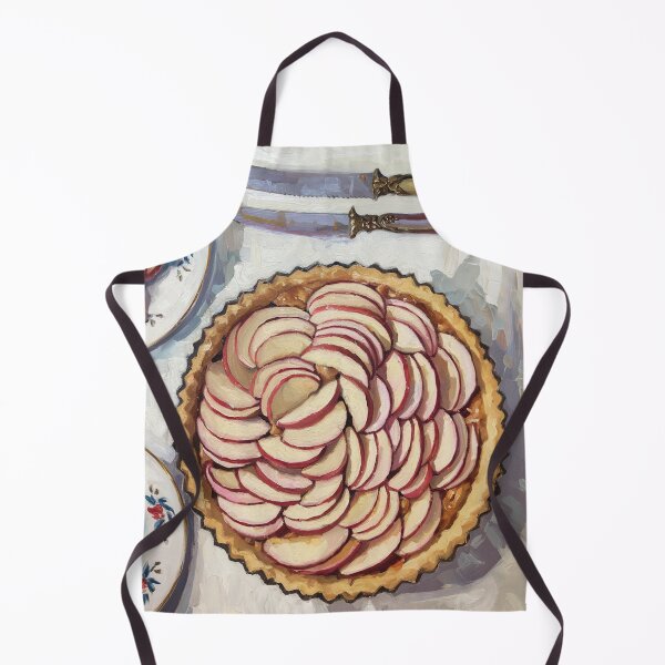 Item preview, Rustic Apple Tart Still Life Impressionist Art designed and sold by CARRAANN.
