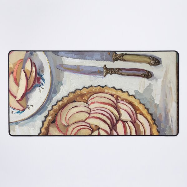 Item preview, Rustic Apple Tart Still Life Impressionist Art designed and sold by CARRAANN.
