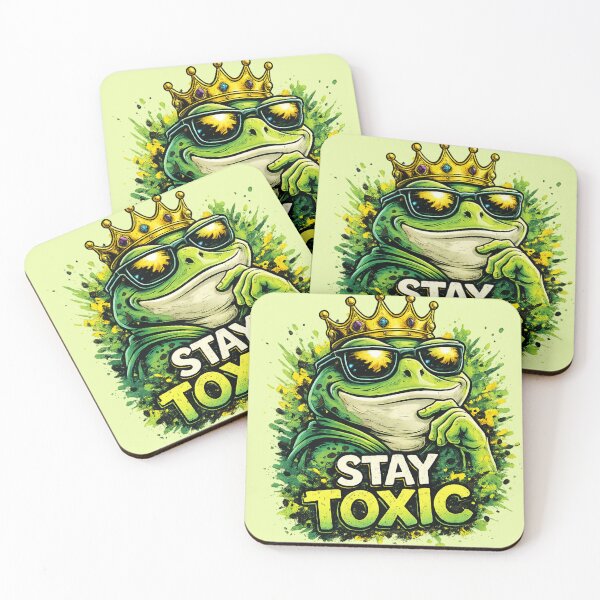 Item preview, Toxic frog King designed and sold by UnicornDreamers.