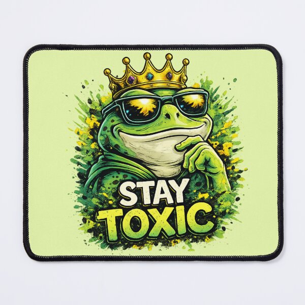 Item preview, Toxic frog King designed and sold by UnicornDreamers.