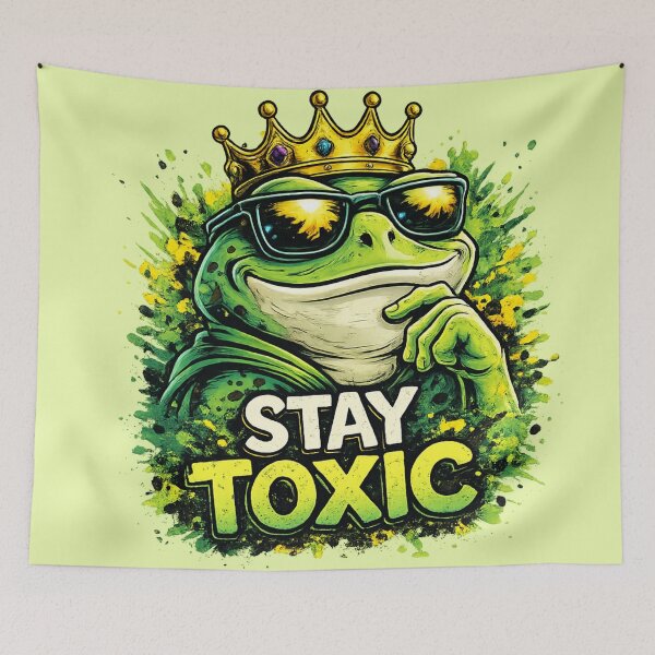 Item preview, Toxic frog King designed and sold by UnicornDreamers.