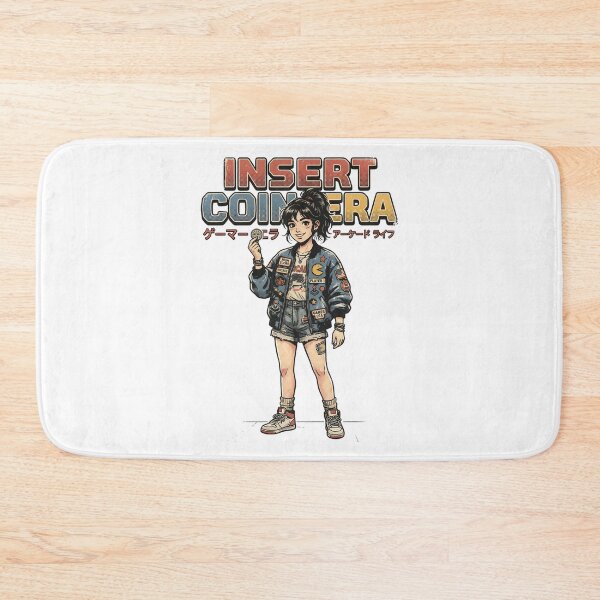 Item preview, Insert Coin Era – Retro Vintage Arcade Gamer Girl Streetwear designed and sold by Dhenin Studio.