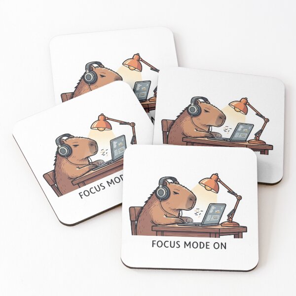 Item preview, Capybara Chill: Focus Mode? designed and sold by Capi Chill Co.