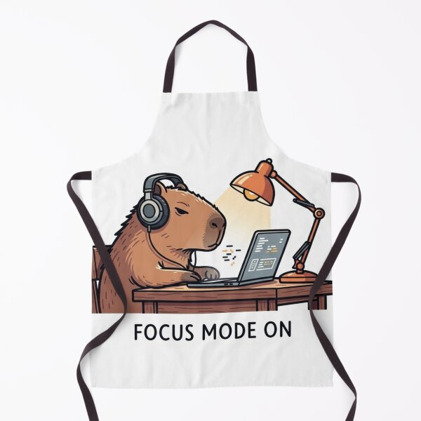 Item preview, Capybara Chill: Focus Mode? designed and sold by Capi Chill Co.