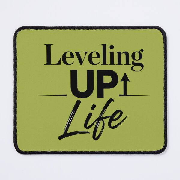 Item preview, Leveling Up Life Motivational Quote Minimalist Aesthetic Design designed and sold by Sanika arts .