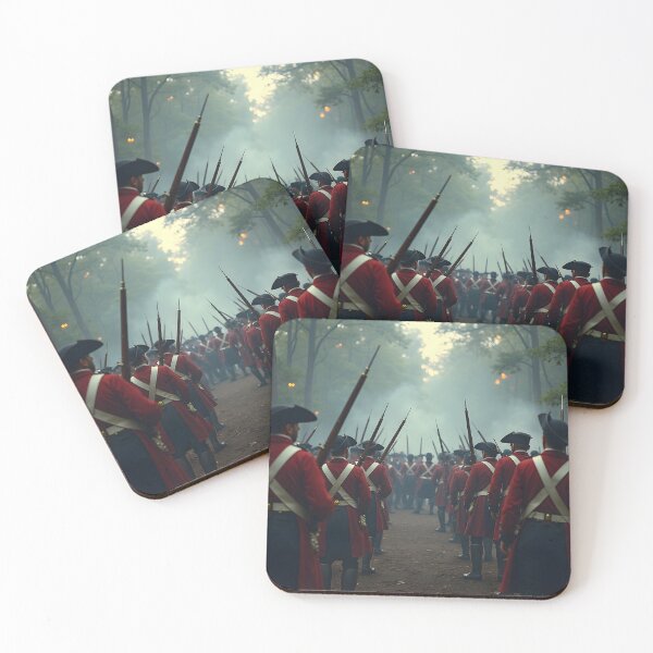 Item preview, Redcoats Advancing Through Misty Forest designed and sold by Teeshirtstoday.com.