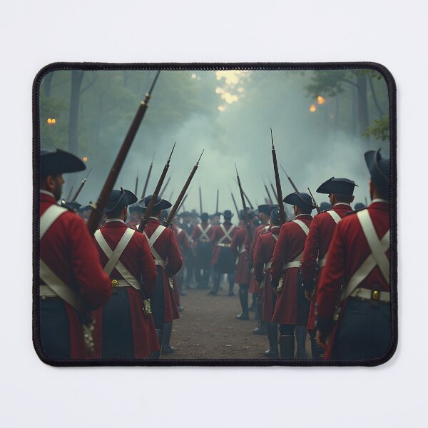 Item preview, Redcoats Advancing Through Misty Forest designed and sold by Teeshirtstoday.com.
