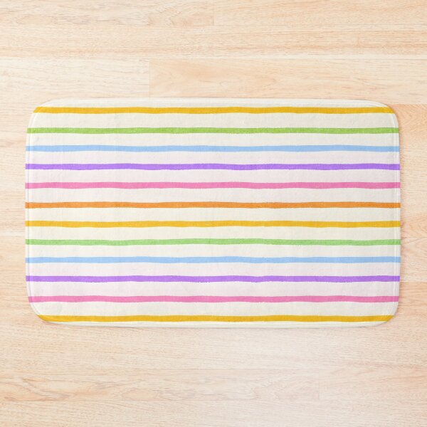 Item preview, Pastel Rainbow Crayon Stripes Pattern designed and sold by blankTeeShirt.