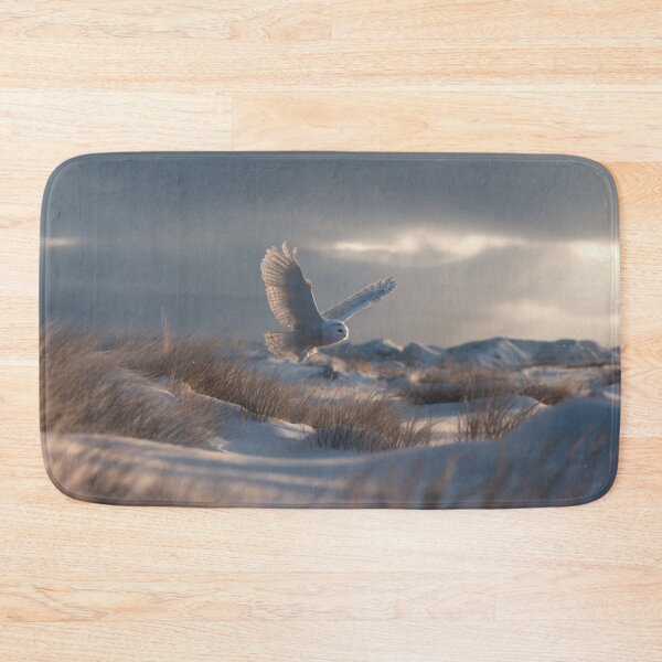 Item preview, A Snowy Owl flying low over an Arctic plain, Birds in Motion designed and sold by CDC40.