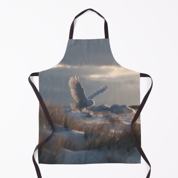 Item preview, A Snowy Owl flying low over an Arctic plain, Birds in Motion designed and sold by CDC40.