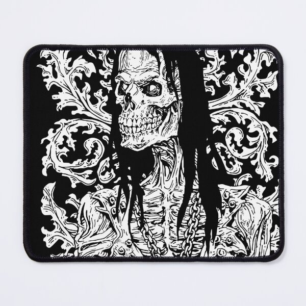 Item preview, Haunted Dark Skull Portrait – Gothic Metal Heraldic Ornament Design designed and sold by JustasVebra.