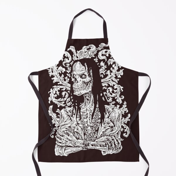 Item preview, Haunted Dark Skull Portrait – Gothic Metal Heraldic Ornament Design designed and sold by JustasVebra.