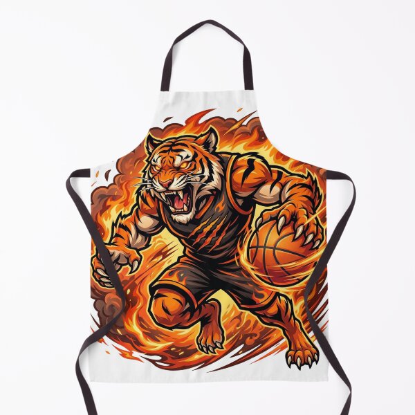Item preview, Aggressive Tiger Basketball Mascot designed and sold by Pandora´s Box.