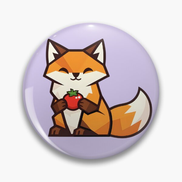 Artikelvorschau, Fuchs hält eine Tomate entworfen und verkauft von Fine & Feral.