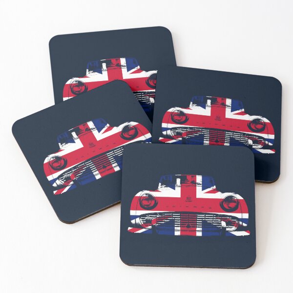Item preview, Triumph TR3 British classic car monoblock Union Jack flag designed and sold by soitwouldseem.