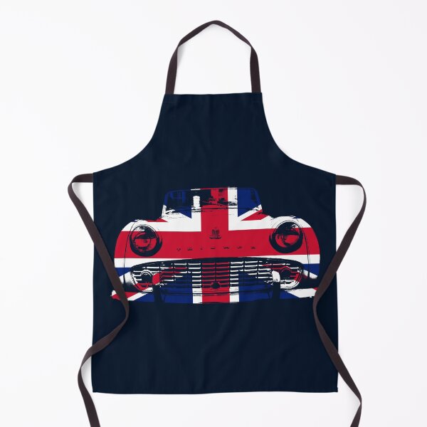 Item preview, Triumph TR3 British classic car monoblock Union Jack flag designed and sold by soitwouldseem.