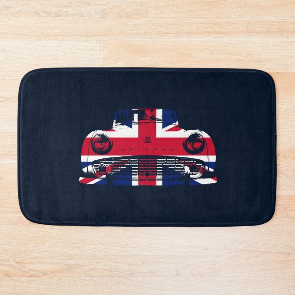Item preview, Triumph TR3 British classic car monoblock Union Jack flag designed and sold by soitwouldseem.