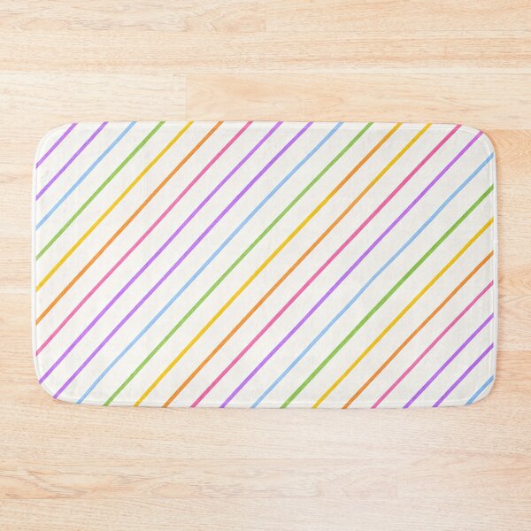 Item preview, Rainbow Diagonal Stripes Minimal Pattern designed and sold by blankTeeShirt.