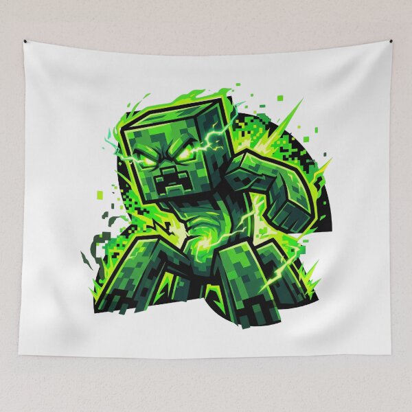 Item preview, Aggressive creeper | Pixel art designed and sold by Pandora´s Box.