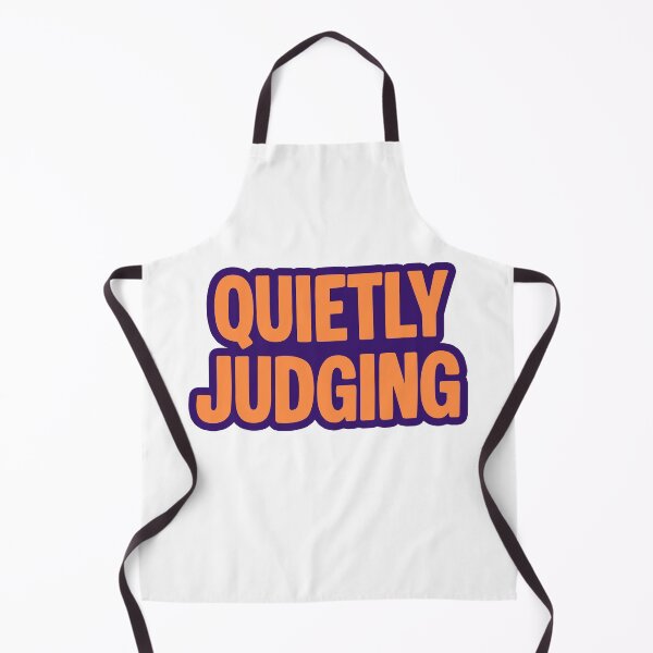 Item preview, Quietly Judging, Purple Outline Funny Quotes designed and sold by Memes N Lore .