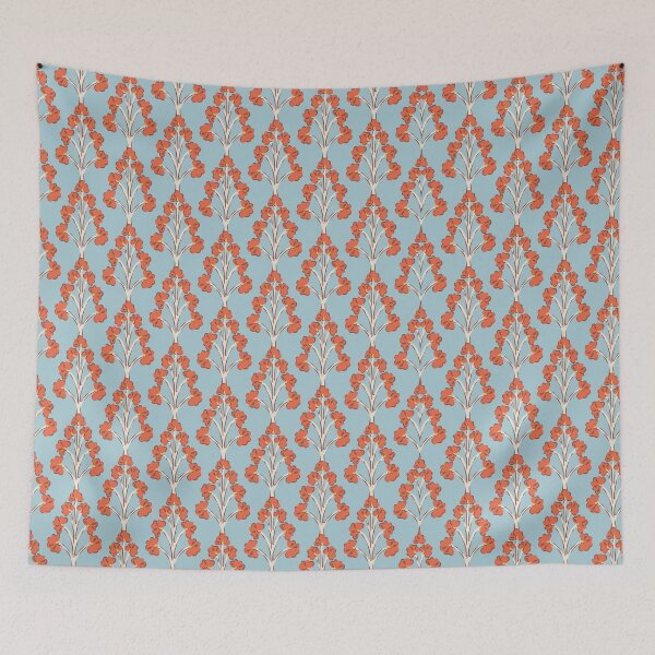 Item preview, Blue Ature · Floral background designed and sold by dacoparo.
