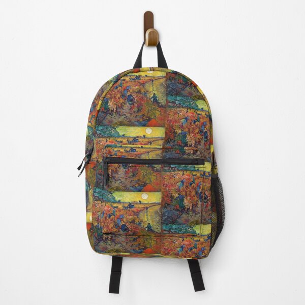 Item preview, Red Vineyard by Vincent van Gogh: Post Impressionist Fine Art Poster designed and sold by artofuniverse.