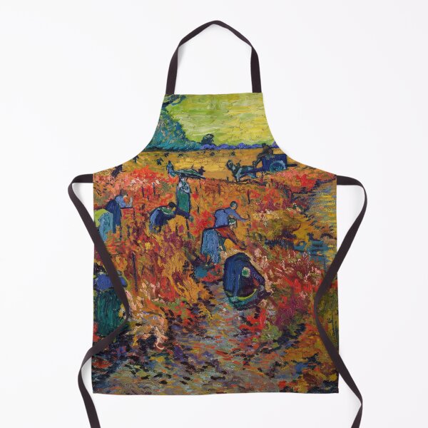 Item preview, Red Vineyard by Vincent van Gogh: Post Impressionist Fine Art Poster designed and sold by artofuniverse.