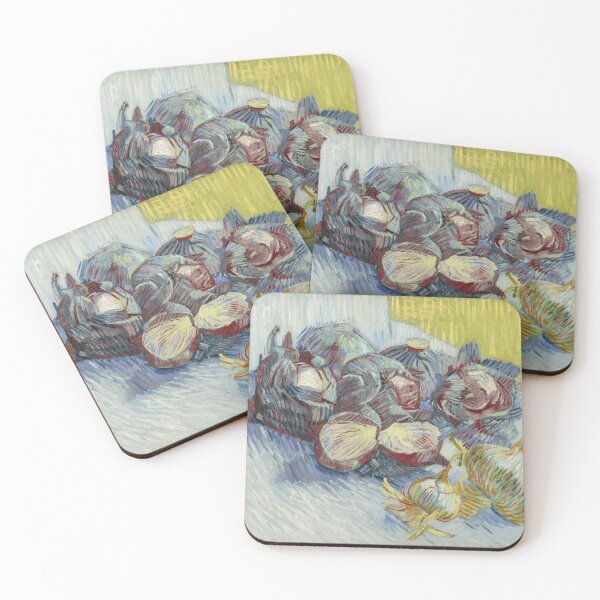 Item preview, Red Cabbages and Onions by Vincent van Gogh: Post Impressionist Kitchen Art designed and sold by artofuniverse.