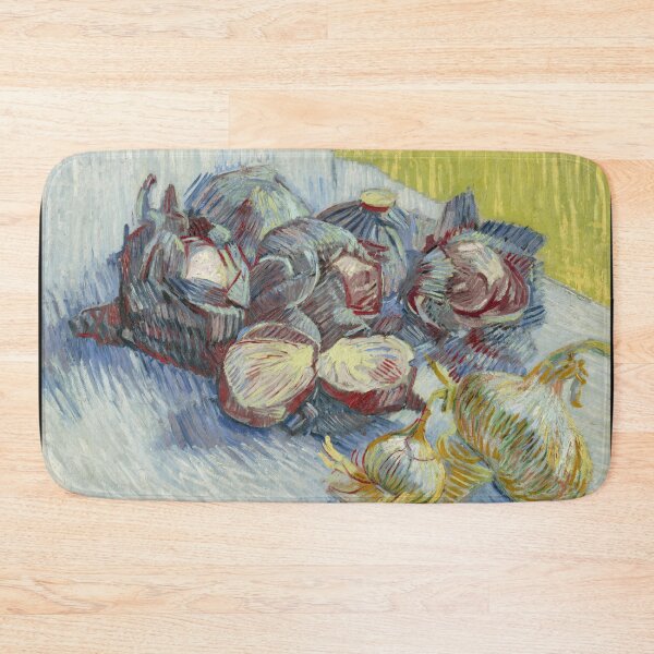 Item preview, Red Cabbages and Onions by Vincent van Gogh: Post Impressionist Kitchen Art designed and sold by artofuniverse.