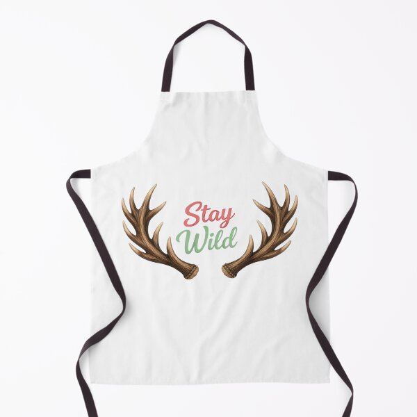 Item preview, Stay Wild – Natural Deer Antlers Design designed and sold by Ajwaj.