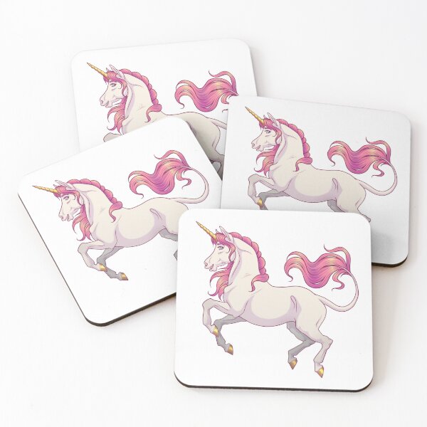 Item preview, Cute Pink Shiny Unicorn designed and sold by BlueEquineWorks.