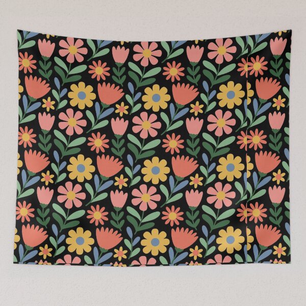 Item preview, Colorful Floral Seamless Pattern Cute Spring Design designed and sold by WikaKowalczyk.