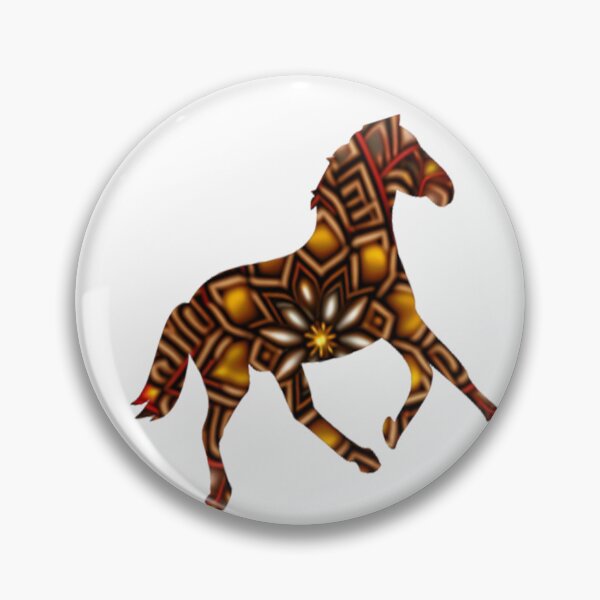Aperçu de l'œuvre art géométrique du cheval créée et vendue par Mudikeys.